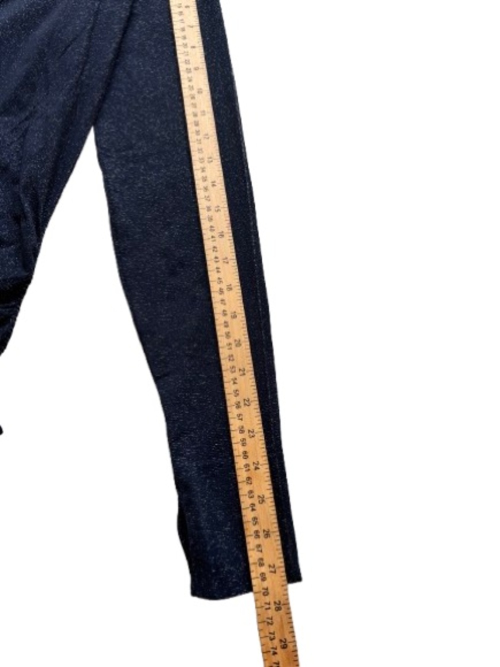 Athleta Navy Heather Momentum Long Sleeve Performance Top Thumbholes Sz M - Picture 6 of 6